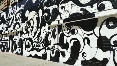 Graffiti on wall