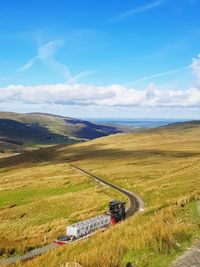 Scenic view of landscape against sky