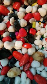 Full frame shot of multi colored candies