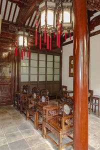 Interior of temple