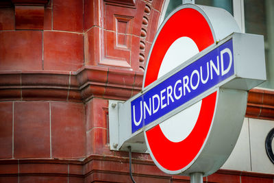 A sign on the side of a building