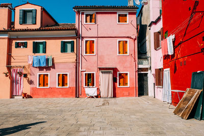 View of residential buildings