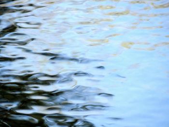 Full frame shot of rippled water