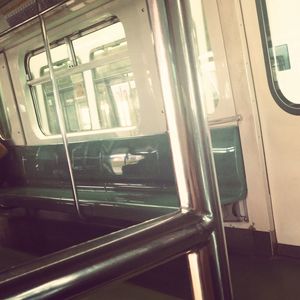 Interior of train