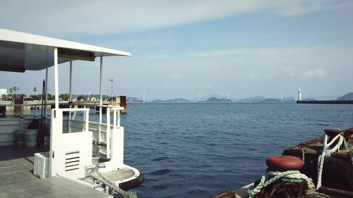 View of ship at harbor