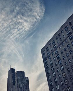 Low angle view of building against sky