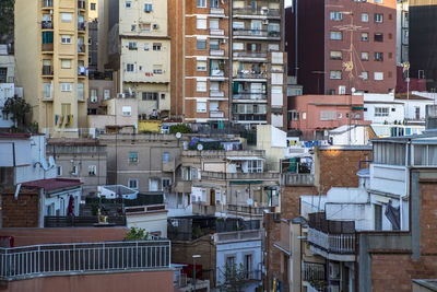 Residential buildings in city