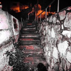 Staircase of old building