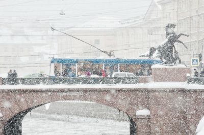 View of building in winter