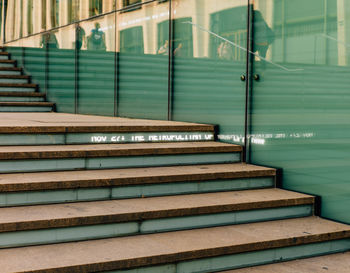 Staircase in building