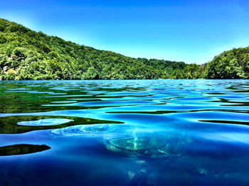 Scenic view of calm lake