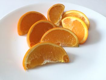 Close-up of food over white background