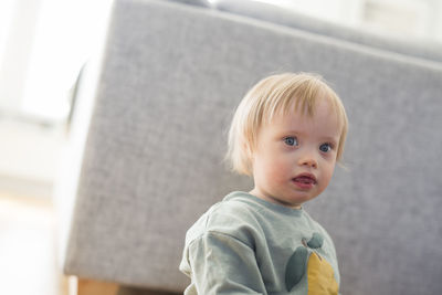 Portrait of cute baby boy