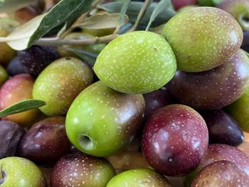 Full frame shot of apples