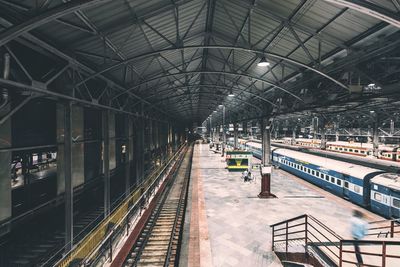 Railroad station platform