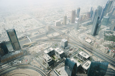 Aerial view of city