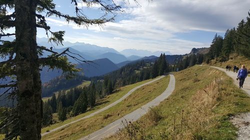 Panoramic view of landscape against sky