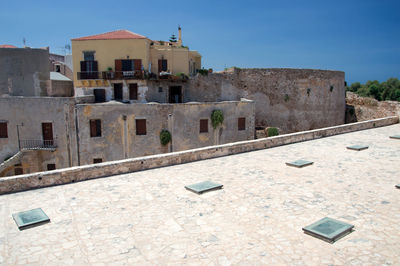 Buildings against sky in city