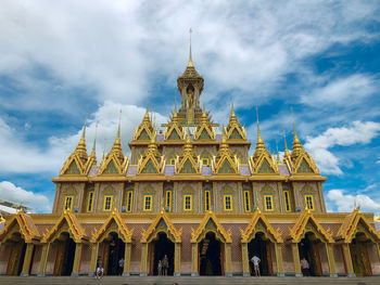 Low angle view of historic building against sky