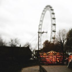 Ferris wheel against sky