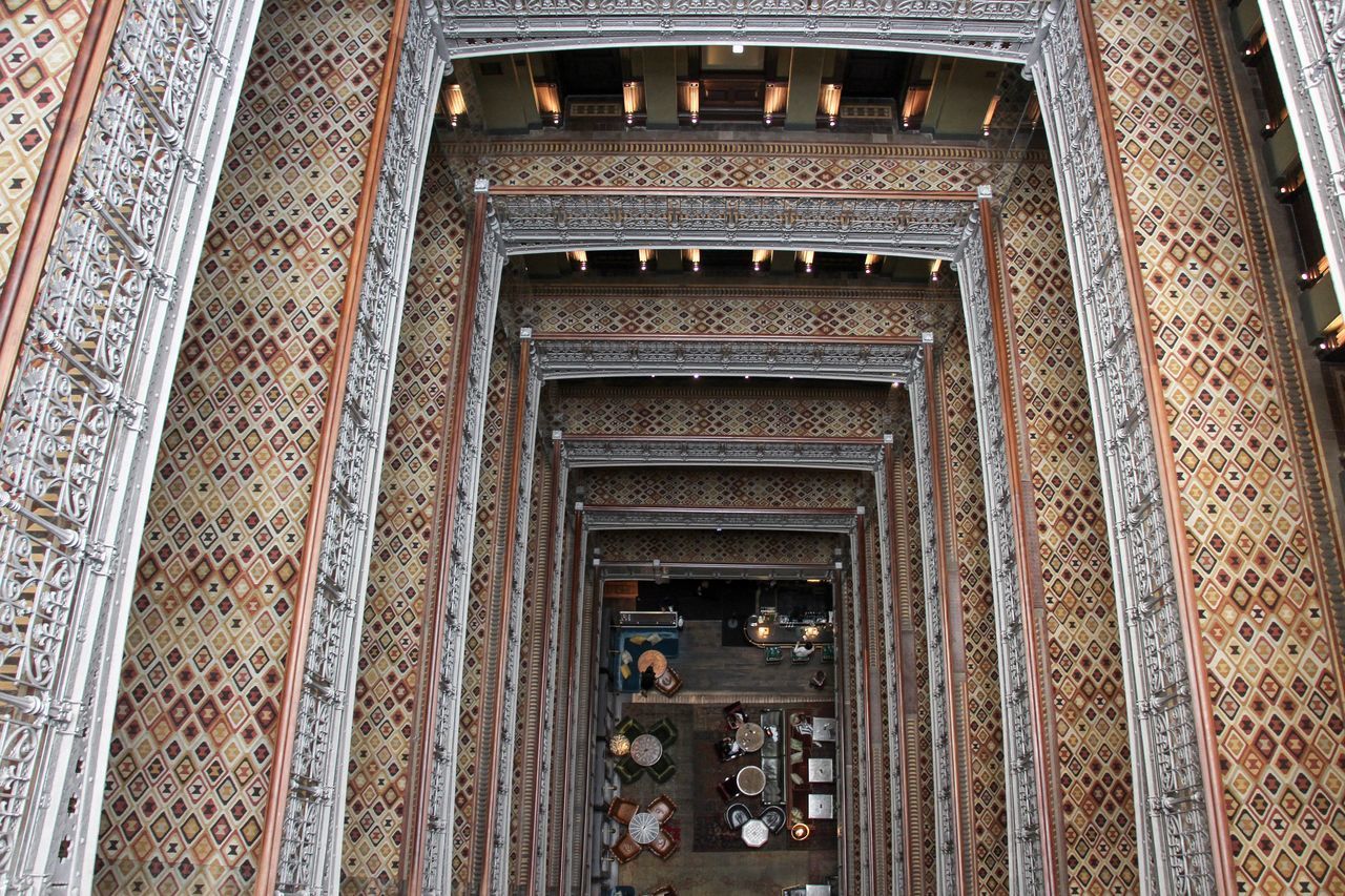 LOW ANGLE VIEW OF TEMPLE BUILDING