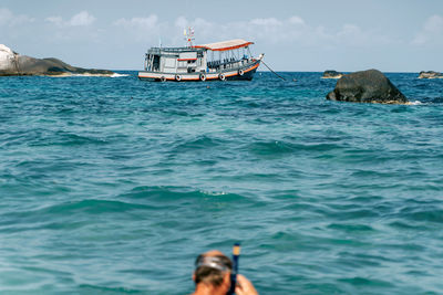 Boat in a sea