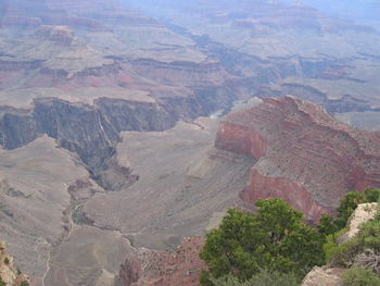 Scenic view of rocky mountains