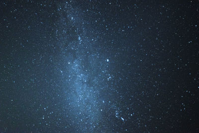 Low angle view of stars in sky