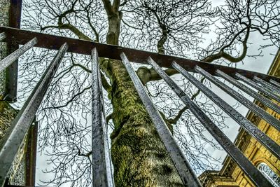 Low angle view of built structure against the sky