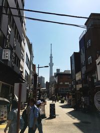 View of buildings in city