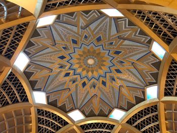 Low angle view of ceiling in building