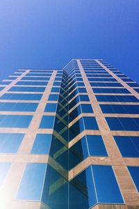 Low angle view of building against clear sky