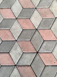 Full frame shot of tiled floor