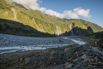 Scenic view of river against sky