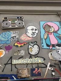 Graffiti on wall