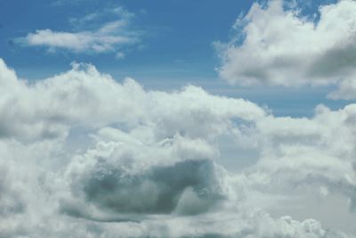 Low angle view of clouds in sky