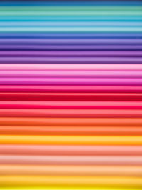 Full frame shot of colored pencils