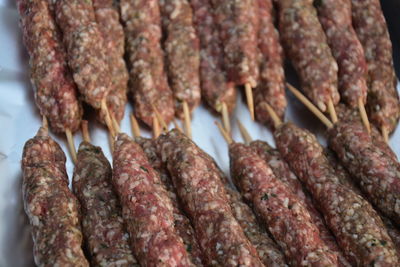 Close-up of meat for sale
