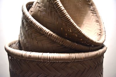 Close-up of object over black background