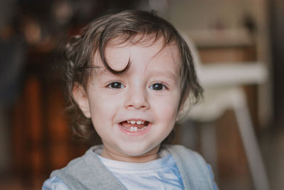 Close-up of cute boy