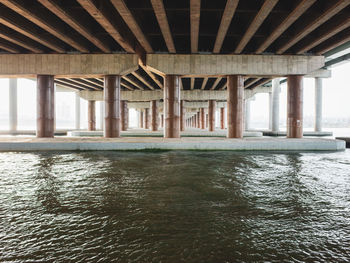 Interior of pier