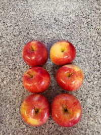 Directly above shot of apples