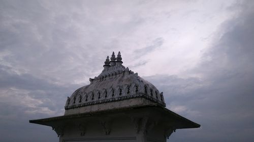 Low angle view of historical building against sky