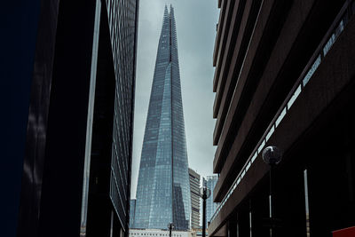 Low angle view of skyscraper