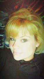 Close-up portrait of young woman