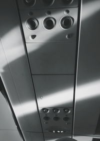 Detail shot of airplane