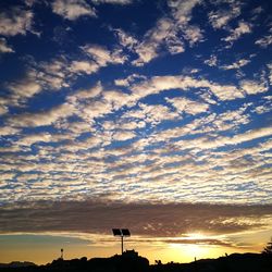 Scenic view of sky during sunset