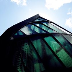 Low angle view of building against sky