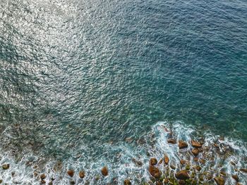 Full frame shot of sea water