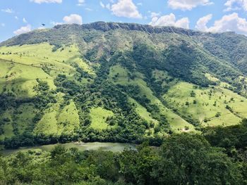 Scenic view of landscape against sky